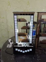 Каскадный декоративный фонтан из пузырьковых панелей