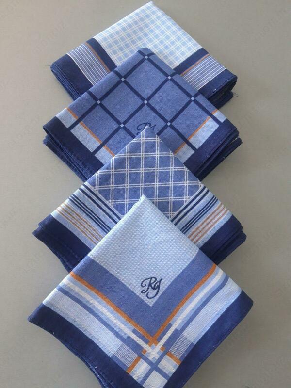 Платочки носовые мужские 30/30 - от {0} сум