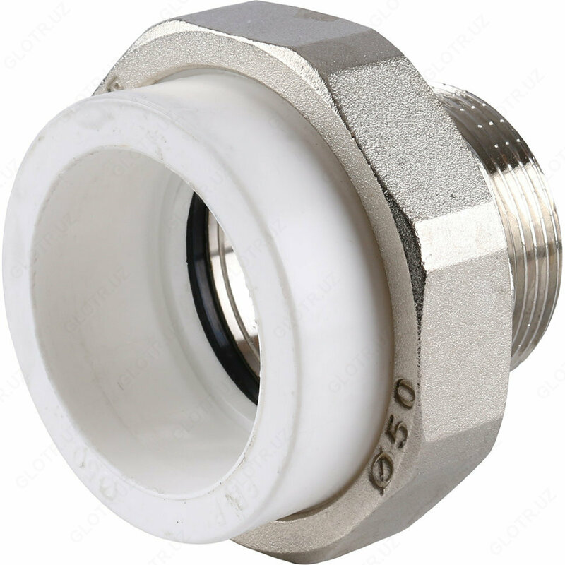  Муфта комбинированная разъёмная Наружная резьба (американка) Диаметр 50х1 1/2 Vero Group - 