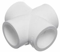 Крестовина полипролиленовая угол 90 С  Диаметр 32 Vero Group