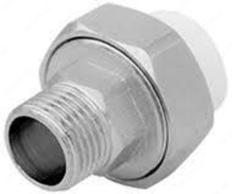 Муфта комбинированная разъёмная НР (американка) Диаметр 25*3/4 Vero Group