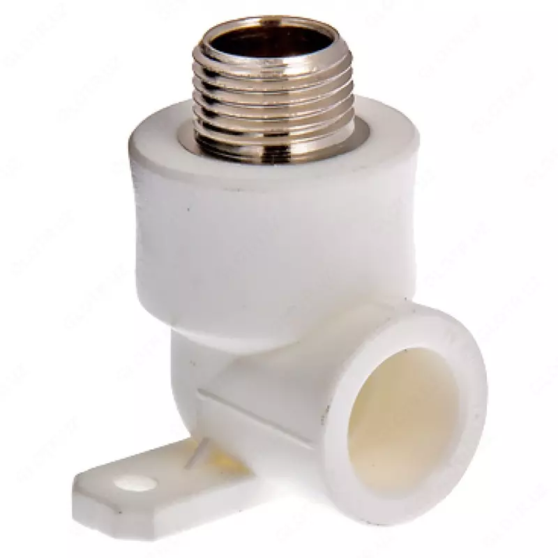 Отвод с настенным креплением Vero Group ∅ 25х1/2  с наружной резьбой