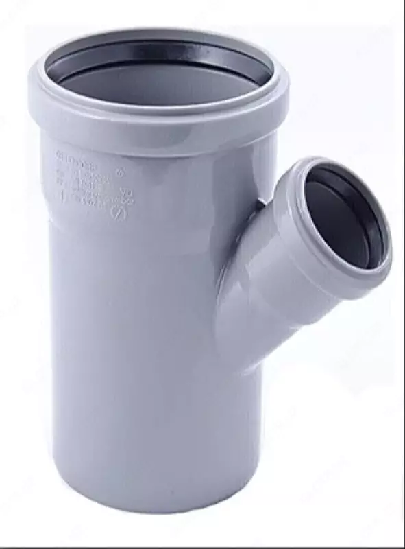  Kanalizatsiya tee 45 ° Vero guruhi ∅ 75/50 mm - 