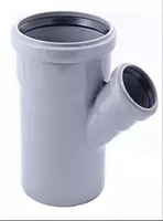  Kanalizatsiya tee 45 ° Vero guruhi ∅ 75/50 mm - 