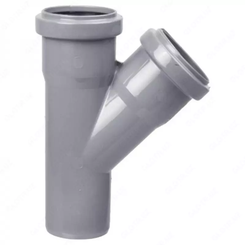 Kanalizatsiya tee 45 ° Vero guruhi ∅ 75/75 mm - 