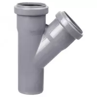  Kanalizatsiya tee 45 ° Vero guruhi ∅ 75/75 mm - 