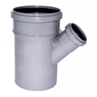 Kanalizatsiya tee 45 ° Vero guruhi ∅ 100/75 mm