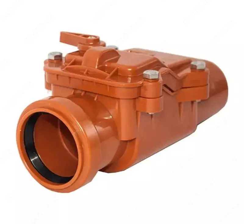 Tekshirish valfi kanalizatsiya PVX diametri 76 mm