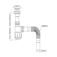 Сифон NOVA 1050 - 28 750 сум