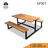 "GF001" bog 'modeli uchun stol - stul