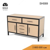 Шкаф в стиле лофт "SH069"