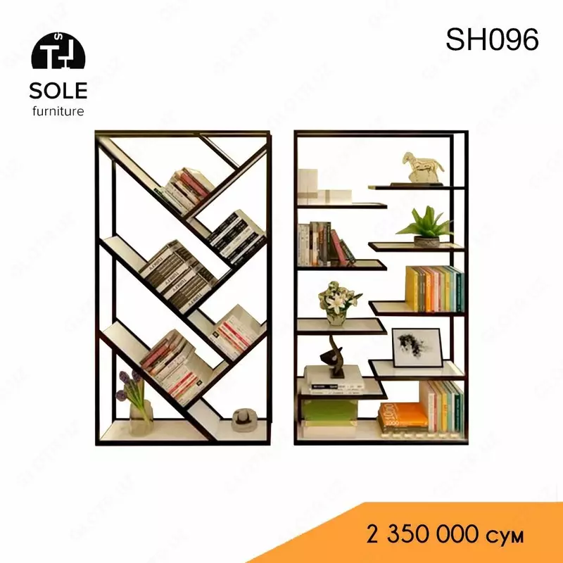 Стеллажи в стиле Лофт N10