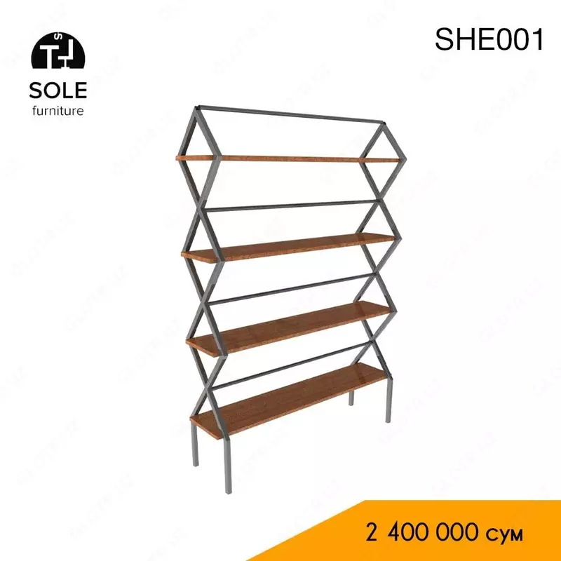 Стеллаж в стиле Лофт SHE001