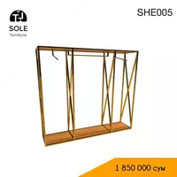 Напольная вешалка для одежды в стиле Лофт SHE005