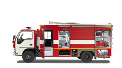 Автомобиль первой пожарной помощи на базе шасси ISUZU NQR 71PL - Цена по запросу