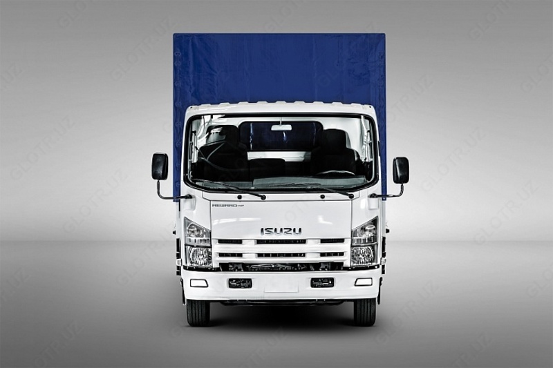 по запросу Грузовой автомобиль с бортовым каркасно-тентовым кузовом на базе шасси ISUZU NPR 82L(CNG)