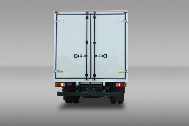 ISUZU NPR 82L shassisi (CNG) asosidagi quti korpusli (yopiq