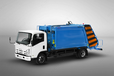 Автомобиль с кузовом мусоровоз на базе шасси ISUZU NPR 82L (CNG)