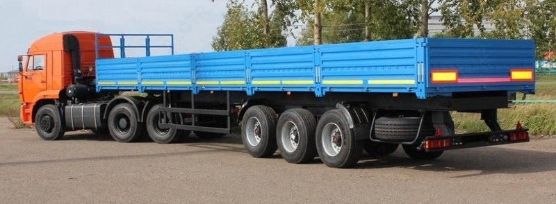 Полуприцеп-шаланда SHACMAN ZCZ9900 - по запросу