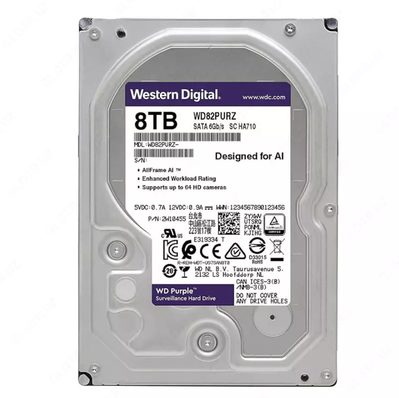 DS WD82PURX-78 (Original) HDD-8tb