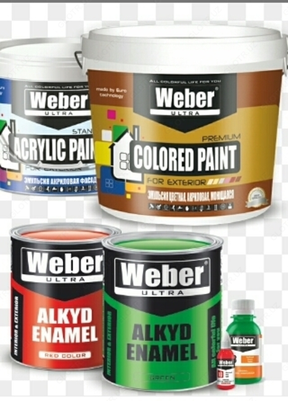 Weber alkidli emal quyuq qizil