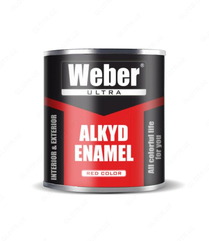 Weber alkidli emal qizil