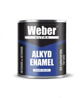Алкидная эмаль Weber темно-голубая