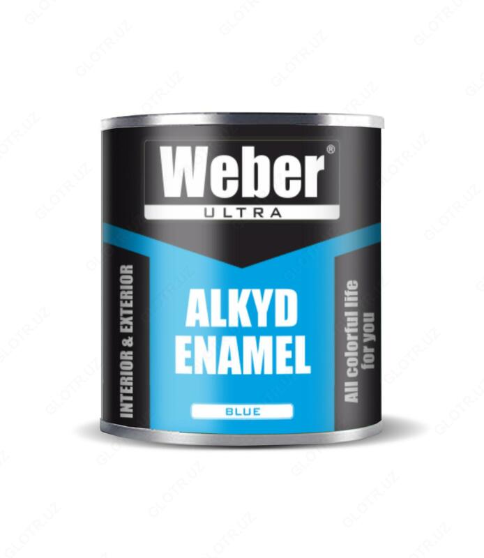 Алкидная эмаль Weber голубая