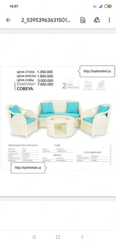 Yumshoq mebellar COBEYA