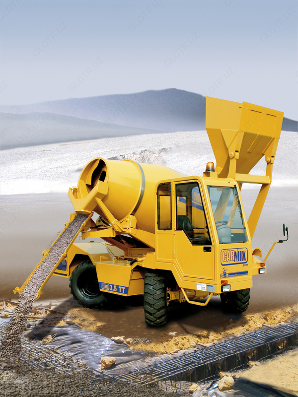 Бетоносмеситель с самозагрузкой CARMIX 3500TC - по запросу