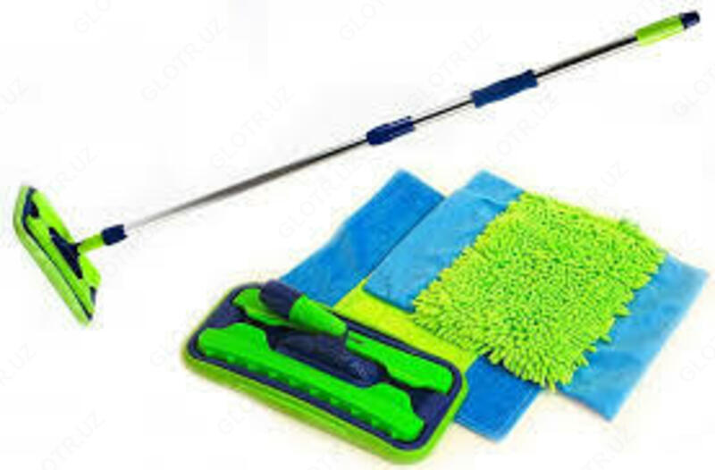 Универсальная швабра с двумя насадками Aquamatic Mop