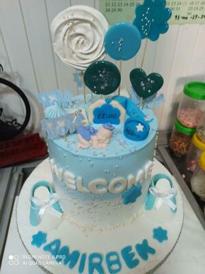 Именинный торт арт 005 - 150 000 сум / шт.