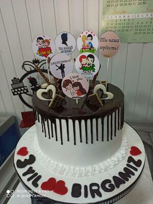 Именинный торт арт 031