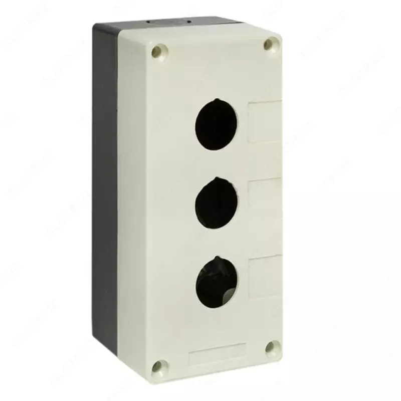 КП103 пластиковый 3 кнопки белый EKF PROxima (cpb-103-w)