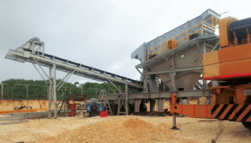 Полумобильный дробильно-сортировочный комплекс - по запросу