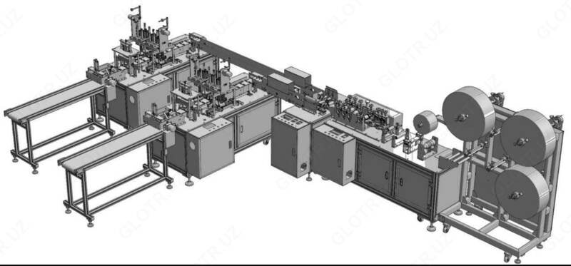 Станок для производства медицинских масок - по запросу
