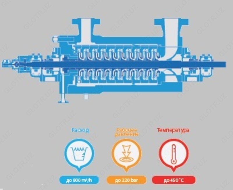 Ikkita korpusli nasos BTN API 610
