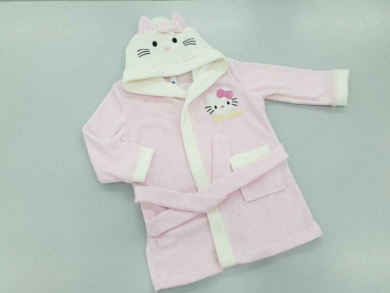 Махровый халат для девочек