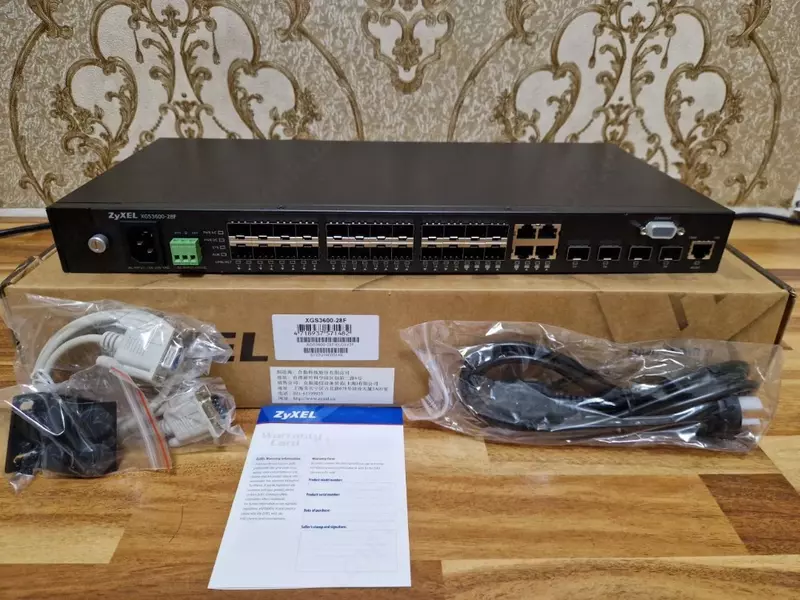  L2+ ZyXEL XGS3600-28 (24xGbE  4x10G SFP+) boshqariladigan kommutator Neftgazenergo