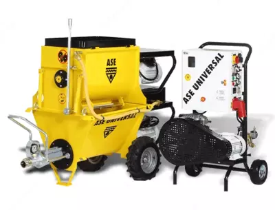 Штукатурная машина, ASE UNIVERSAL, Қора сувоқ, Для готовый штукатурки, Граут