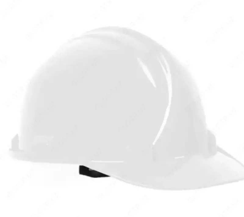Строительная каска белая