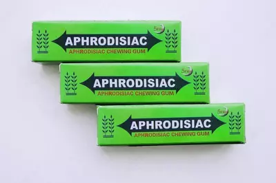 Aphrodisiac APHRODISIAC - ayol uchun qiziqarli saqich 5 ta plastinka