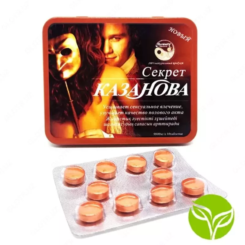 Potentsiyani oshirish uchun tabletkalar Casanova siri