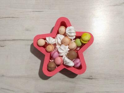 Подарочная коробка (ПЕНОБОКС) Звезда