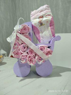 Подарочная коробка (ПЕНОБОКС) Коляска