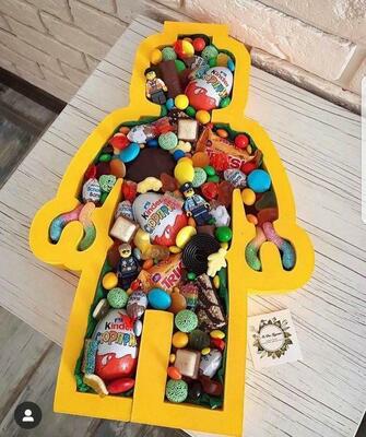 Подарочная коробка (ПЕНОБОКС) Лего Человек Подарочная коробка (ПЕНОБОКС) Лего Человек