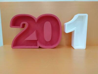 Подарочная коробка (ПЕНОБОКС) Цифры