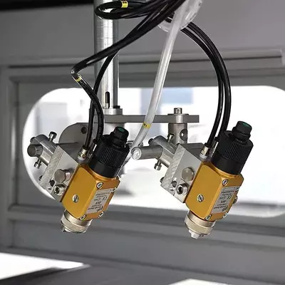 Цена по запросу Автоматическая покрасочная камера для мебельных деталей