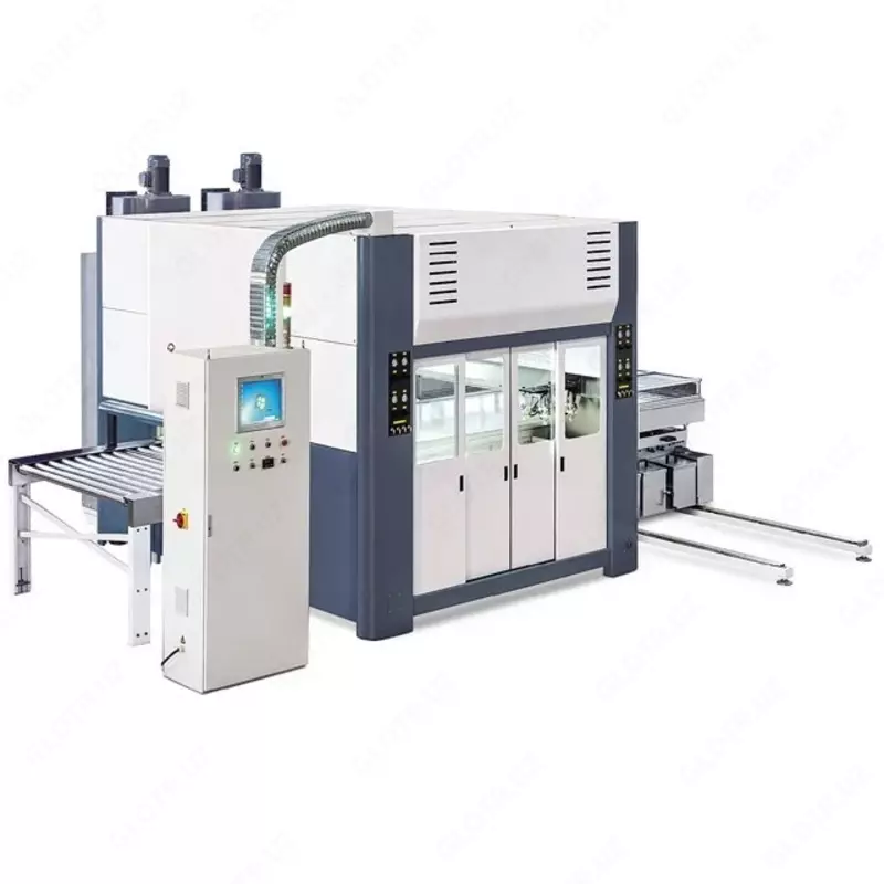 Автоматическая окрашивающая камера для мебельных деталей