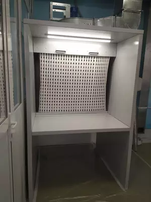 Quruq filtrlar bilan bo'yash kabinasi